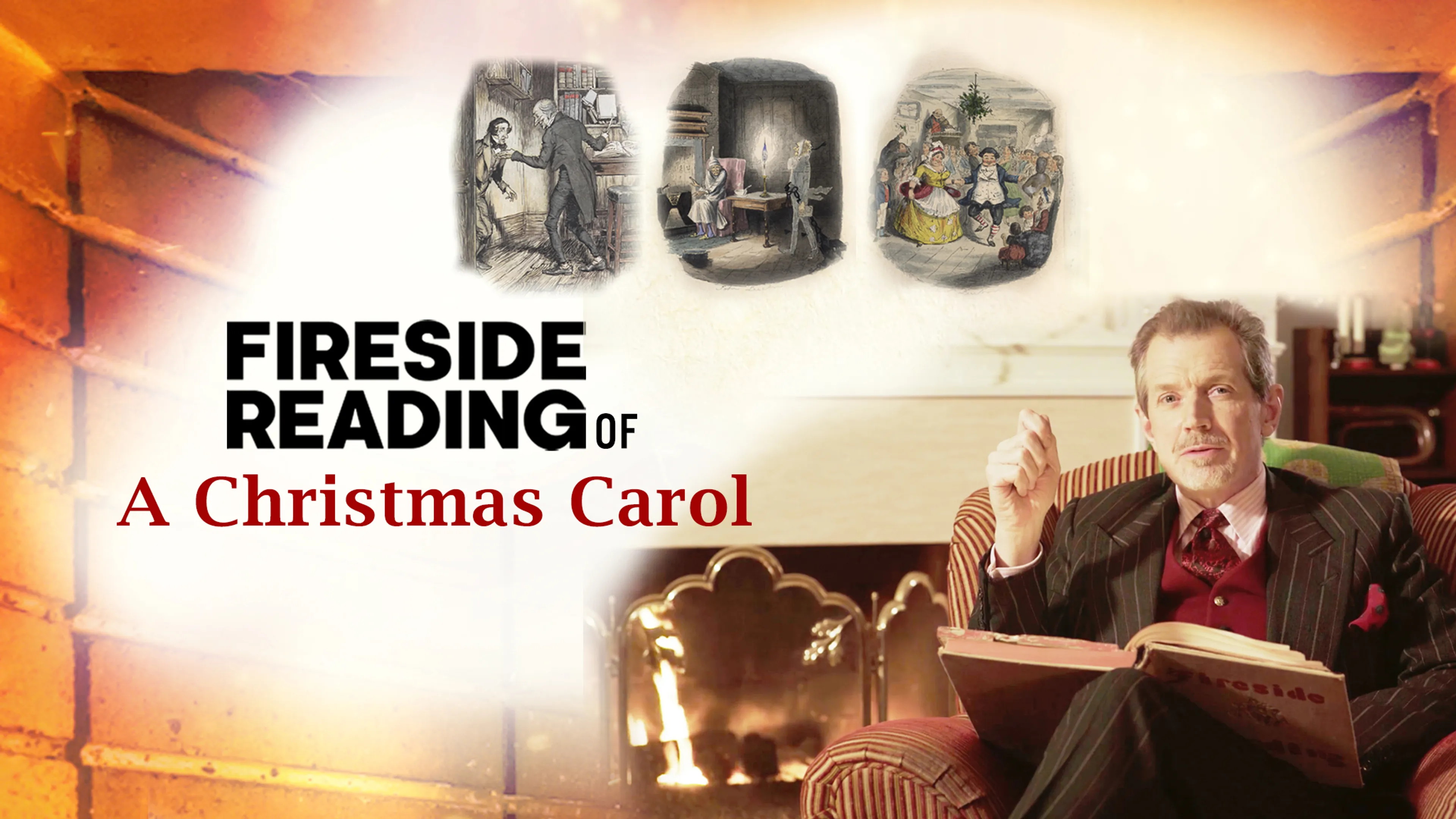 Fireside Reading of A Christmas Carol poster